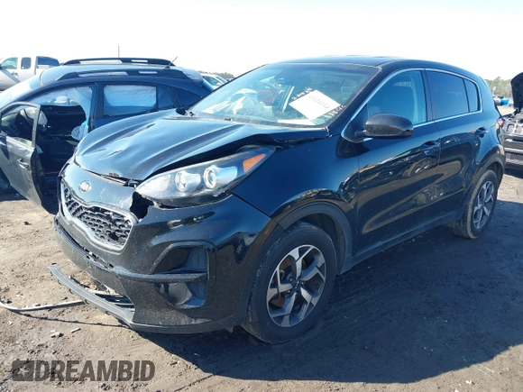 2020 Kia Sportage LX with VIN KNDPM3ACXL7808431, listed as a IAAI auction lot 41614114 with 123,400 mi miles. Bid and sale history available at carsss.com. Image 16.