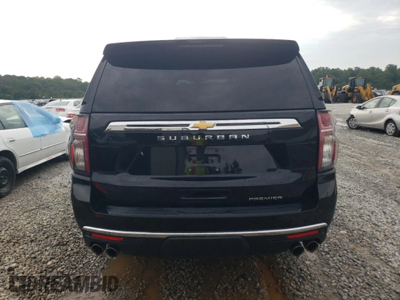 2022 Chevrolet Suburban Premier with VIN 1GNSCFKD0NR177371, listed as a Copart auction lot 65184644 with 48,882 mi miles and Salvage title. Bid and sale history available at DreamBid. Image 6.