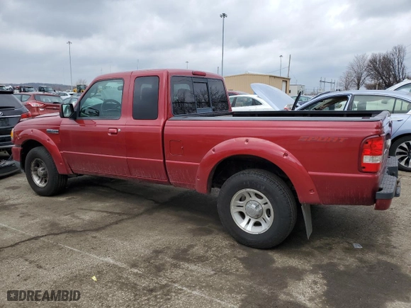 2008 Ford Ranger XLT with VIN 1FTYR44U18PA96768, listed as a Copart auction lot 47050465 with 124,219 mi miles and Salvage Title. Bid and sale history available at carsss.com. Image 2.