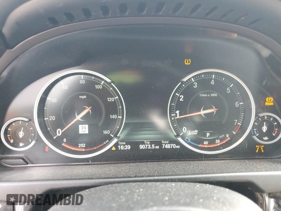 2016 BMW X6 xDrive35i z VIN 5UXKU2C51G0N80206, wystawiony jako Copart lot #58943895 z przebiegiem 74 870 mil mil oraz Szkoda całkowita • Salvage title. Historia ofert i sprzedaży dostępna na DreamBid. Obrazek 9.