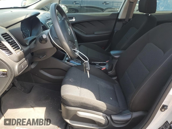 2018 Kia Forte LX with VIN 3KPFK4A7XJE206037, listed as a Copart auction lot 54236355 with 55,813 mi miles and Salvage Title. Bid and sale history available at DreamBid. Image 7.