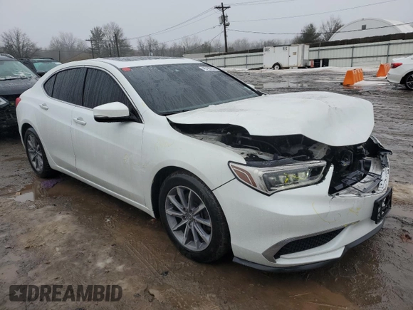 2019 Acura TLX w/Technology Pkg with VIN 19UUB1F58KA000864, listed as a Copart auction lot 45185355 with 68,646 mi miles and Salvage Title. Bid and sale history available at carsss.com. Image 4.