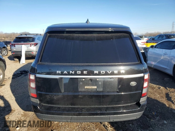 2017 Land Rover Range Rover with VIN SALGR2FK5HA328733, listed as a Copart auction lot 86914614 with 80,087 mi miles and Salvage title. Bid and sale history available at DreamBid. Image 6.