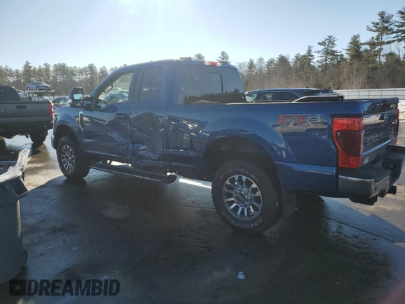 2022 Ford F-250 XL with VIN 1FT7X2B69NEE30014, listed as a Copart auction lot 45876555 with 16,815 mi miles and Salvage Title. Bid and sale history available at DreamBid. Image 2.