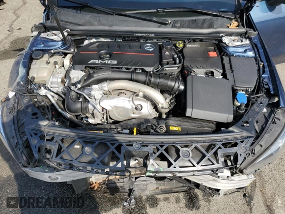 2020 Mercedes-Benz CLA with VIN W1K5J5BB9LN097713, listed as a Copart auction lot 48459025 with 44,954 mi miles and Salvage Title. Bid and sale history available at carsss.com. Image 11.