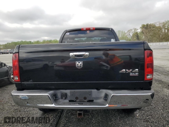 2005 Dodge 1500 SLT with VIN 1D7HU18D65S216800, listed as a Copart auction lot 51953825 with Not Provided miles and Salvage Title. Bid and sale history available at DreamBid. Image 6.