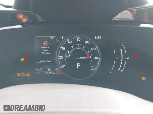 2025 Lexus NX 350h Premium with VIN JTJGKCEZ7S2040520, listed as a IAAI auction lot 41019491 with 4,169 mi miles and . Bid and sale history available at DreamBid. Image 7.