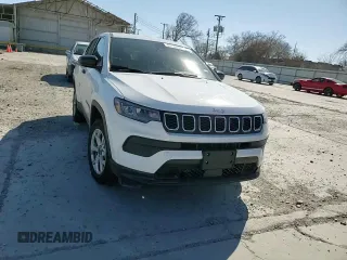 2025 Jeep Compass Sport with VIN 3C4NJDAN3ST515939, listed as a Copart auction lot 47130745 with 9,136 mi miles and Clean title. Bid and sale history available at DreamBid. Image 11.