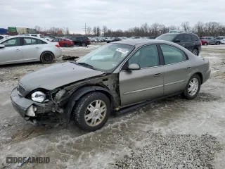 2004 Mercury Sable LS Premium with VIN 1MEHM55S34A608589, listed as a Copart auction lot 46110385 with 113,919 mi miles and Salvage Title. Bid and sale history available at carsss.com. Image 1.