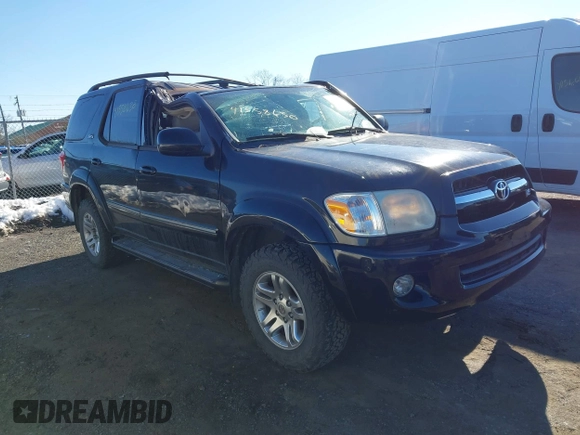 2005 Toyota Sequoia SR5 with VIN 5TDBT44A35S246264, listed as a IAAI auction lot 41558630 with 149,548 mi miles and . Bid and sale history available at DreamBid. Image 1.