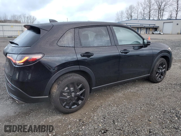 2024 Honda HR-V Sport with VIN 3CZRZ2H58RM713595, listed as a Copart auction lot 49638065 with 19,002 mi miles and Salvage Title. Bid and sale history available at carsss.com. Image 3.