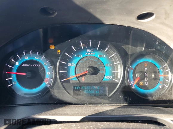 2011 Ford Fusion SEL with VIN 3FAHP0CG8BR242129, listed as a Copart auction lot 45377025 with 153,808 mi miles and Salvage Title. Bid and sale history available at carsss.com. Image 9.