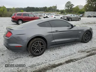 2021 Ford Mustang GT with VIN 1FA6P8CF5M5123683, listed as a Copart auction lot 50895515 with 83,245 mi miles and Salvage title. Bid and sale history available at DreamBid. Image 3.