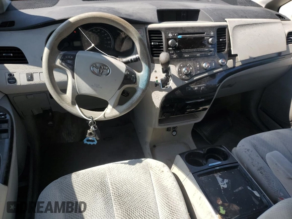 2011 Toyota Sienna LE AAS with VIN 5TDKK3DC0BS159383, listed as a Copart auction lot 54610645 with 184,385 mi miles and Salvage Title. Bid and sale history available at DreamBid. Image 8.