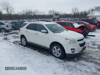 2015 Chevrolet Equinox LTZ with VIN 1GNALDEK7FZ132441, listed as a IAAI auction lot 41611145 with 107,141 mi miles. Bid and sale history available at carsss.com. Image 1.