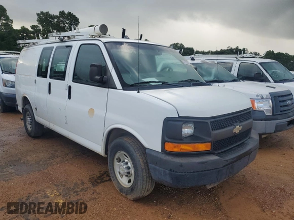 2016 Chevrolet Express Cargo with VIN 1GCWGAFF5G1202232, listed as a Copart auction lot 66968175 with 174,635 mi miles and Clean title. Bid and sale history available at DreamBid. Image 4.