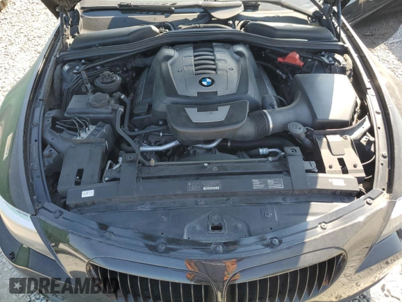 2010 BMW 6 Series 650i with VIN WBAEA5C53ACV93647, listed as a Copart auction lot 66761884 with 114,711 mi miles and Salvage Title. Bid and sale history available at carsss.com. Image 11.