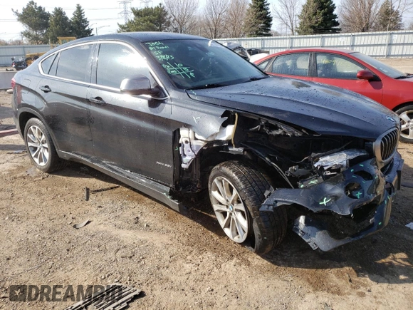 2017 BMW X6 xDrive35i with VIN 5UXKU2C53H0N85439, listed as a Copart auction lot 47796703 with 88,266 mi miles. Bid and sale history available at carsss.com. Image 4.