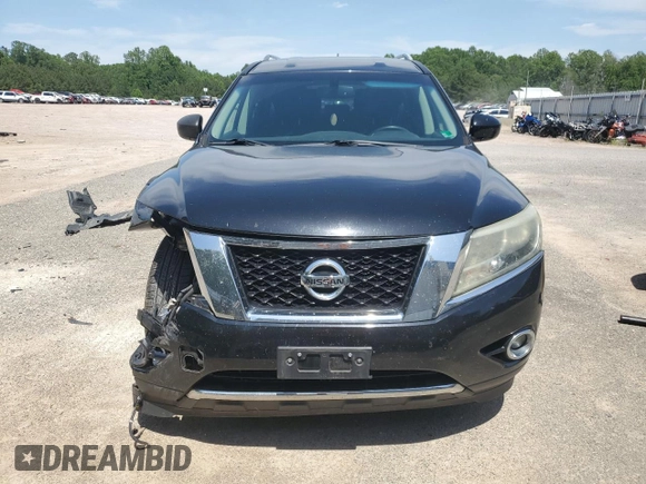 2015 Nissan Pathfinder Platinum with VIN 5N1AR2MM3FC637468, listed as a Copart auction lot 57300945 with 155,378 mi miles and Salvage title. Bid and sale history available at DreamBid. Image 5.