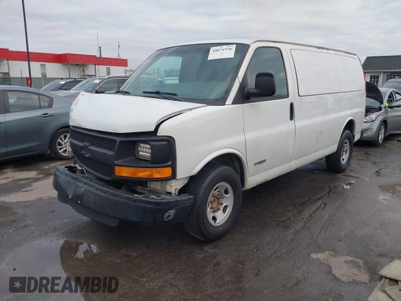 2003 Chevrolet Express Cargo with VIN 1GCGG25U431160656, listed as a IAAI auction lot 40876526 with 438,231 mi miles and . Bid and sale history available at DreamBid. Image 19.