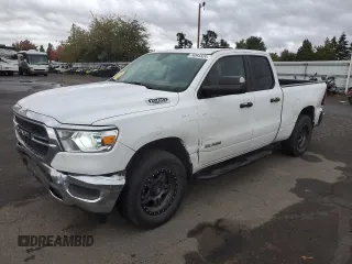 2019 Ram 1500 Tradesman z VIN 1C6SRFCT2KN621955, wystawiony jako Copart lot #48188245 z przebiegiem 123 786 mil mil oraz Szkoda całkowita • Salvage title. Historia ofert i sprzedaży dostępna na DreamBid. Obrazek 1.