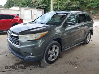 2015 Toyota Highlander Limited z VIN 5TDYKRFH6FS072891, wystawiony jako Copart lot #60646605 z przebiegiem 217 137 mil mil oraz Szkoda całkowita • Salvage title. Historia ofert i sprzedaży dostępna na DreamBid. Obrazek 1.