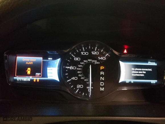 2011 Lincoln MKX with VIN 2LMDJ8JK3BBJ19661, listed as a Copart auction lot 46684865 with 177,795 mi miles and Salvage Title. Bid and sale history available at carsss.com. Image 9.