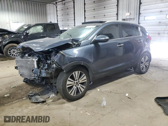 2016 Kia Sportage EX with VIN KNDPC3AC3G7816461, listed as a Copart auction lot 56691275 with 122,520 mi miles and Non repairable. Bid and sale history available at DreamBid. Image 1.