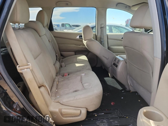2017 Nissan Pathfinder SV with VIN 5N1DR2MM0HC643292, listed as a Copart auction lot 49462315 with 100,389 mi miles and Clean Title. Bid and sale history available at carsss.com. Image 11.