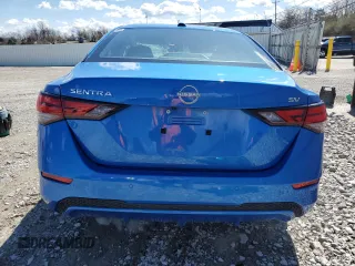 2024 Nissan Sentra SV with VIN 3N1AB8CV0RY375199, listed as a Copart auction lot 50253055 with 11,557 mi miles and Salvage Title. Bid and sale history available at DreamBid. Image 6.