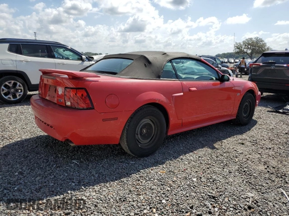 2003 Ford Mustang GT Deluxe with VIN 1FAFP45X63F365017, listed as a Copart auction lot 55574005 with 145,983 mi miles and Clean Title. Bid and sale history available at carsss.com. Image 3.