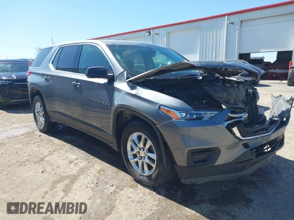 2020 Chevrolet Traverse LS with VIN 1GNERFKW0LJ115378, listed as a IAAI auction lot 41725977 with 149,270 mi miles and . Bid and sale history available at DreamBid. Image 1.