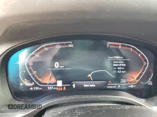 2022 BMW X3 xDrive30i with VIN 5UX53DP07N9K59614, listed as a Copart auction lot 45942415 with 27,961 mi miles and Salvage Title. Bid and sale history available at DreamBid. Image 9.