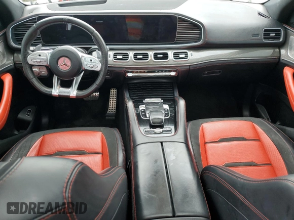 2021 Mercedes-Benz GLE 53 AMG with VIN 4JGFD6BBXMA489471, listed as a Copart auction lot 64043615 with Not provided miles and Clean title. Bid and sale history available at DreamBid. Image 8.