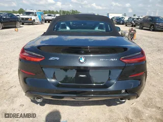 2022 BMW Z4 sDrive30i with VIN WBAHF3C05NWX43513, listed as a Copart auction lot 53292655 with 9,657 mi miles and Salvage Title. Bid and sale history available at carsss.com. Image 6.