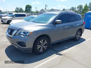2018 Nissan Pathfinder S with VIN 5N1DR2MM6JC620315, listed as a IAAI auction lot 42225525 with 102,413 mi miles and . Bid and sale history available at DreamBid. Image 2.
