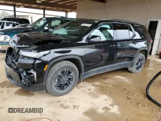 2022 Chevrolet Traverse LS with VIN 1GNEVFKW0NJ163476, listed as a Copart auction lot 48157244 with 49,960 mi miles and Salvage Title. Bid and sale history available at carsss.com. Image 1.