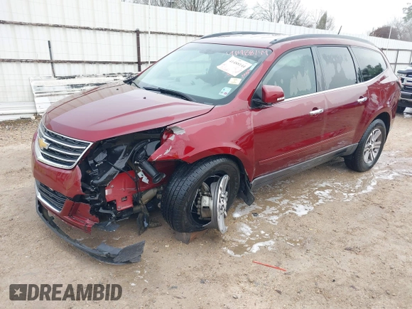 2016 Chevrolet Traverse LT z VIN 1GNKRHKD5GJ213065, wystawiony jako IAAI lot #41488144 z przebiegiem 146 625 mil mil oraz . Historia ofert i sprzedaży dostępna na DreamBid. Obrazek 18.