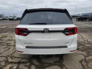 2023 Honda Odyssey Sport with VIN 5FNRL6H75PB076828, listed as a Copart auction lot 81777114 with 8,295 mi miles and Salvage Title. Bid and sale history available at carsss.com. Image 6.