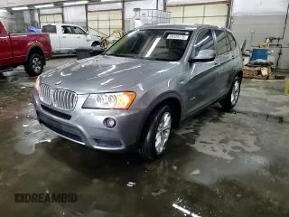 2013 BMW X3 xDrive35i with VIN 5UXWX7C54DL982186, listed as a Copart auction lot 89326175 with 136,622 mi miles and Salvage Title. Bid and sale history available at DreamBid. Image 13.