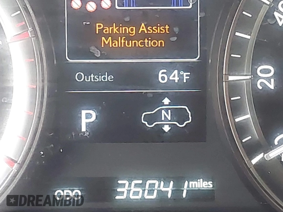2020 Lexus LX with VIN JTJDY7AX8L4319302, listed as a IAAI auction lot 41818027 with 36,041 mi miles. Bid and sale history available at carsss.com. Image 15.