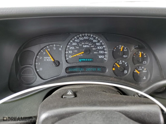 2004 Chevrolet Tahoe LS with VIN 1GNEC13T64R216680, listed as a Copart auction lot 47055305 with 205,789 mi miles and Clean Title. Bid and sale history available at carsss.com. Image 9.