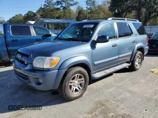 2007 Toyota Sequoia SR5 with VIN 5TDZT34A97S289227, listed as a Copart auction lot 86928334 with 180,217 mi miles and Salvage Title. Bid and sale history available at carsss.com. Image 1.
