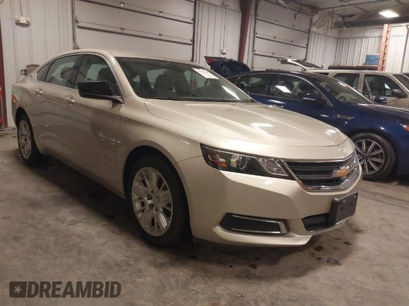 2014 Chevrolet Impala LS with VIN 2G11X5SL5E9229543, listed as a IAAI auction lot 41755494 with 74,018 mi miles and . Bid and sale history available at DreamBid. Image 1.