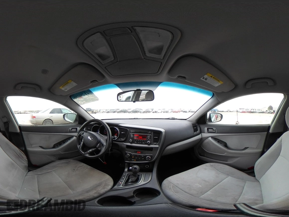 2013 Kia Optima LX with VIN KNAGM4A79D5377485, listed as a IAAI auction lot 41290306 with 172,253 mi miles. Bid and sale history available at carsss.com. Image 22.