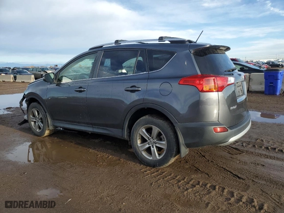2015 Toyota RAV4 XLE with VIN JTMRFREV3FD171728, listed as a Copart auction lot 51146185 with 72,253 mi miles and Salvage Title. Bid and sale history available at carsss.com. Image 2.