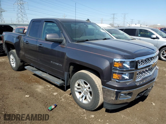 2015 Chevrolet Silverado 1500 LT with VIN 1GCVKREC2FZ355019, listed as a Copart auction lot 48187815 with 85,054 mi miles and Salvage Title. Bid and sale history available at carsss.com. Image 4.