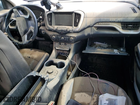 2019 GMC Terrain SLT with VIN 3GKALPEX0KL345355, listed as a Copart auction lot 49847285 with 0 mi miles and Salvage Title. Bid and sale history available at carsss.com. Image 8.