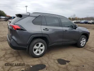 2019 Toyota RAV4 XLE with VIN 2T3P1RFV3KW044091, listed as a Copart auction lot 48116145 with 46,008 mi miles and Salvage Title. Bid and sale history available at DreamBid. Image 3.