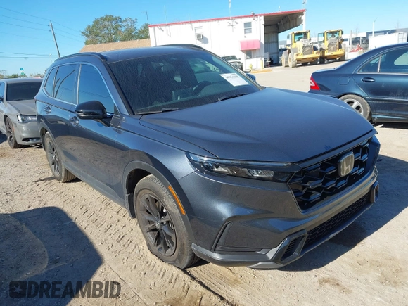 2024 Honda CR-V Sport with VIN 7FARS5H55RE007558, listed as a IAAI auction lot 40954288 with 14,626 mi miles and . Bid and sale history available at DreamBid. Image 1.